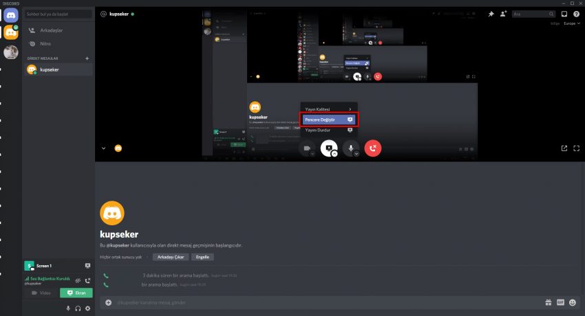 Discord da Görüntü Var mı?