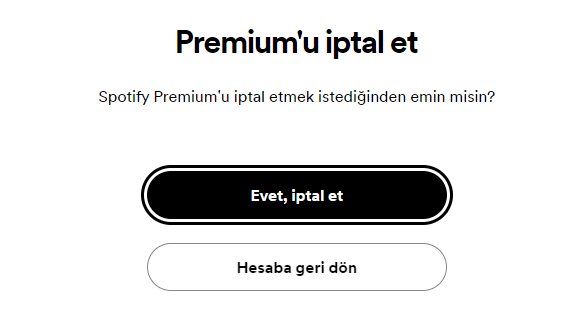 Spotify Premium Nasıl İptal Edilir?